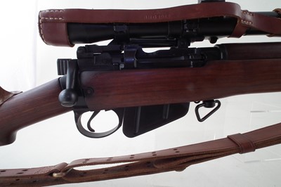 Lot 64 - 1943 BSA No.4 MkI T .303 bolt action rifle