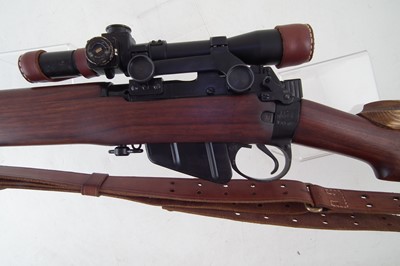 Lot 64 - 1943 BSA No.4 MkI T .303 bolt action rifle