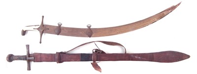 Lot 234 - Sudanese sword and a Persian sword.