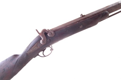 Lot 69 - 4 bore percussion rifle