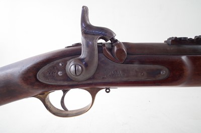 Lot 77 - Parker Hale Enfield .577 rifled carbine with Pedersoli sizing die and mould.