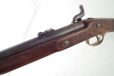 Lot 77 - Parker Hale Enfield .577 rifled carbine with Pedersoli sizing die and mould.