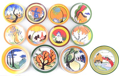 Lot 126 - Twelve Wedgwood Clarice Cliff plates