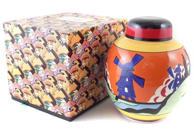 Lot 116 - Wedgwood Clarice Cliff Ginger jar and cover