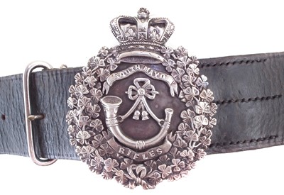 Lot 267 - South Mayo Rifles belt buckle