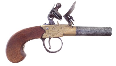 Lot 24 - Flintlock pocket pistol