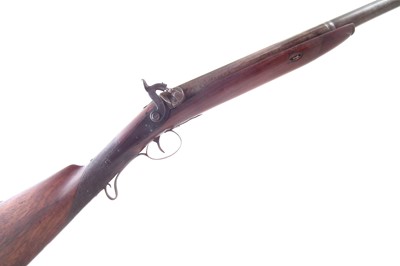 Lot 126 - Percussion single barrel shotgun