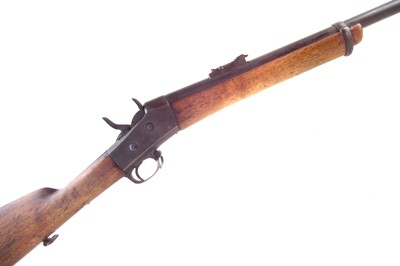 Lot 39 - Sporterised Swedish M1867 Rolling block 12mm rifle