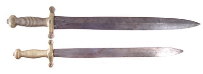 Lot 379 - Two French Gladius swords