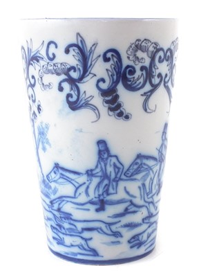 Lot 249 - Continental Faience beaker