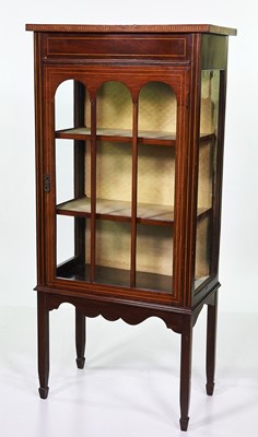 Lot 329 - Victorian mahogany display cabinet