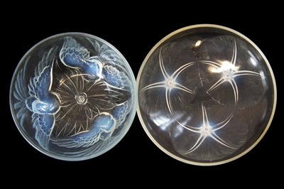 Lot 83 - Lalique bowl and a Jobling bowl