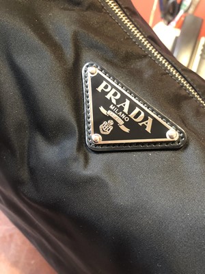 Lot 107 - A Prada Tessuto bag
