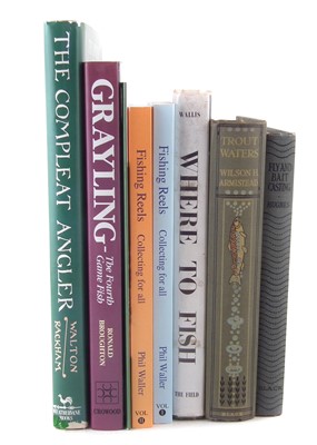 Lot 66 - Eight fishing books