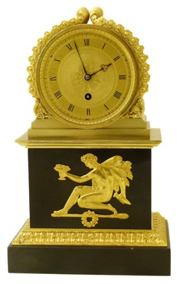 Lot 309 - Early 19th century Regency design mantel clock