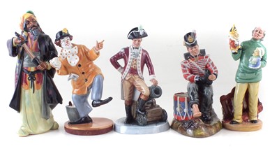 Lot 110 - Five Royal Doulton seconds Character figures