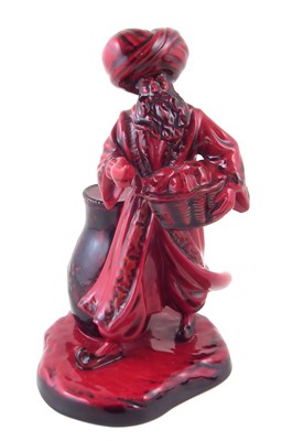 Lot 119 - Royal Doulton Flambe lamp seller.
