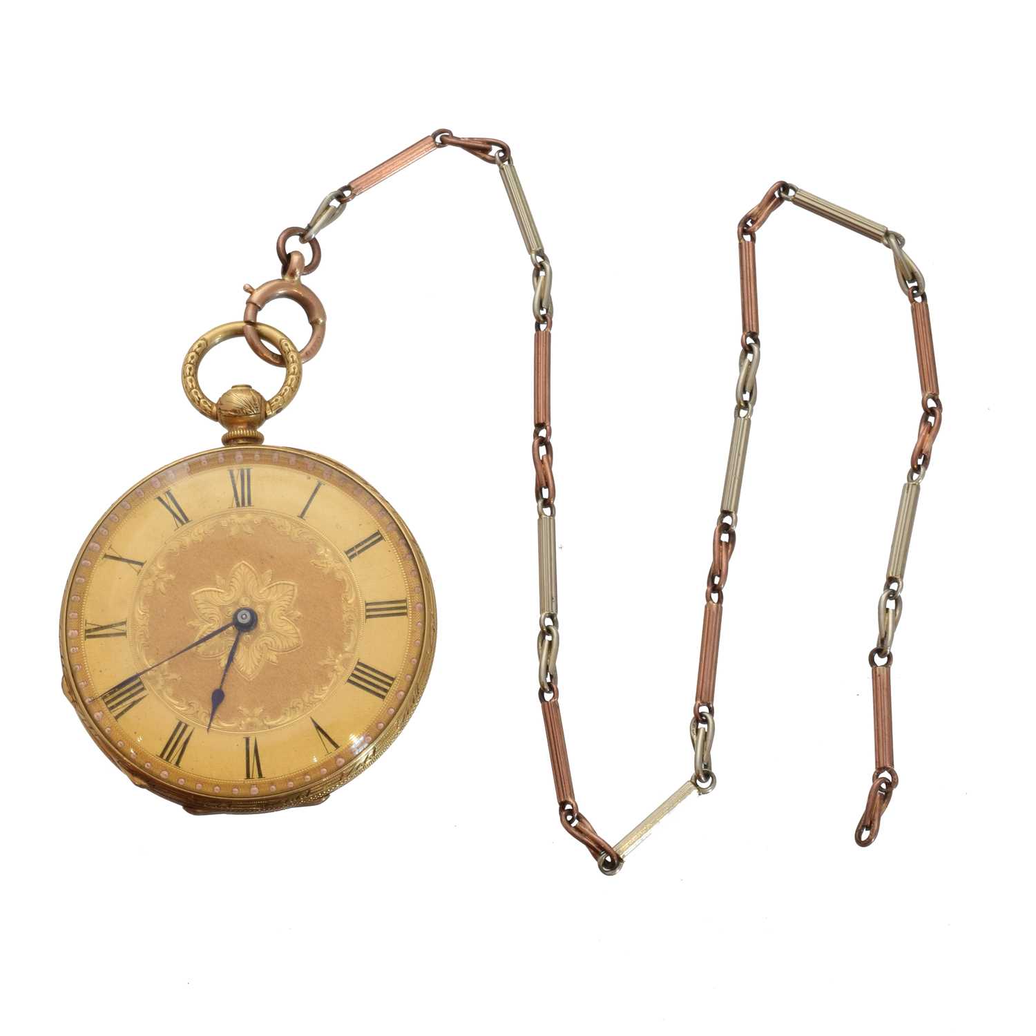 Lot 150 - An 18ct gold open face pocket watch
