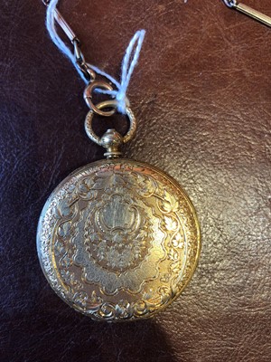 Lot 150 - An 18ct gold open face pocket watch