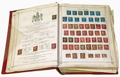 Lot 88 - Imperial stamp album volume 1 including very comprehensive GB section from mulready envelope