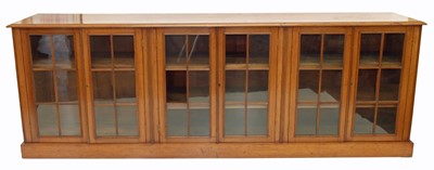 Lot 324 - Early 20th-century mahogany bookcase