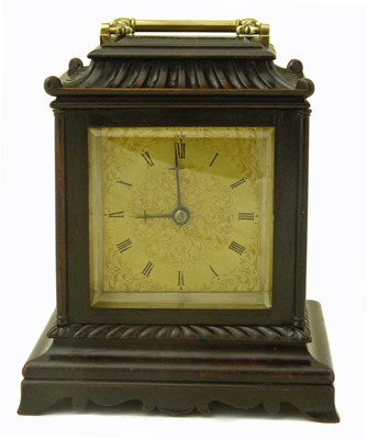 Lot 310 - John Smith, Derby, single fuse library clock