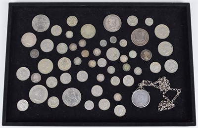 Lot 38 - George III, Halfcrown, 1817, together with an assortment of other historical coinage.