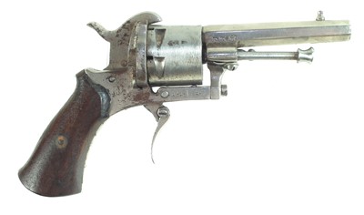 Lot 14 - Belgian Pinfire revolver