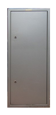 Lot 182 - Large  nine capacity gun cabinet 30.5x 61.5 x 152.5
