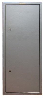 Lot 141 - Large  nine capacity gun cabinet 30.5x 61.5 x 152.5