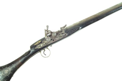 Lot 124 - Persian Kabyle Snaphaunce long gun
