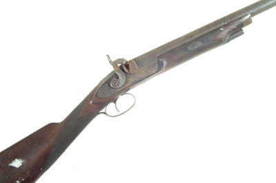 Lot 122 - Percussion sporting gun