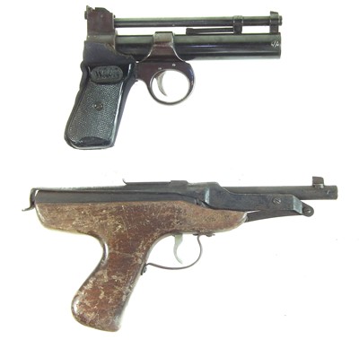 Lot 136 - Webley Junior and a Diana MkIV