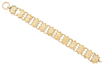 Lot 3 - A Victorian bracelet