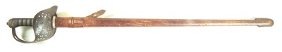 Lot 377 - British 1897 pattern officers sword and scabbard