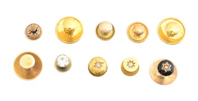 Lot 247 - A selection of dress studs