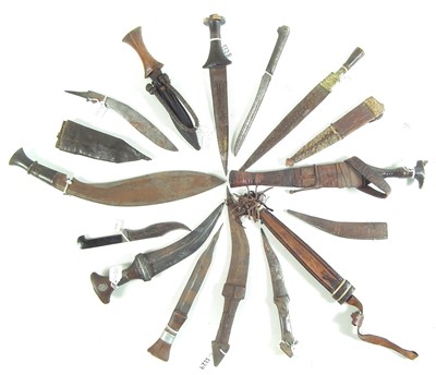 Lot 208 - Collection of African and Persian daggers