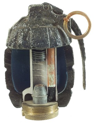 Lot 311 - WW1  No 5 Mk 1 cut away sectioned grenade