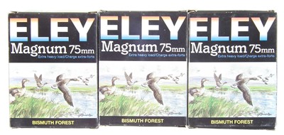 Lot 204 - 30 Eley 12 bore 75mm Bismuth cartridges