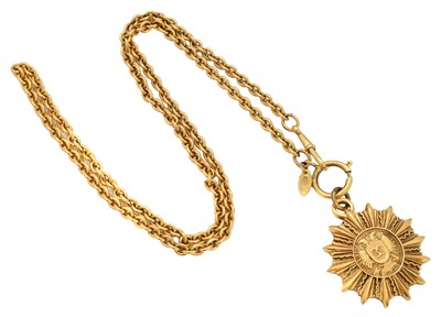 Lot 19 - A Chanel pendant necklace