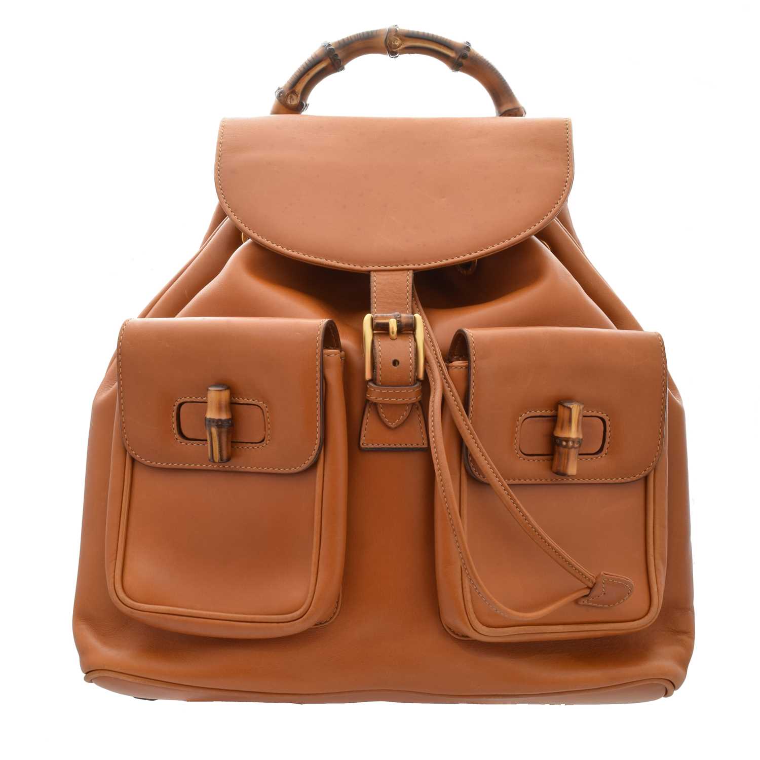Lot 23 - A Gucci Bamboo Backpack