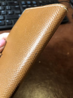 Lot 22 - A Hermès Bearn wallet