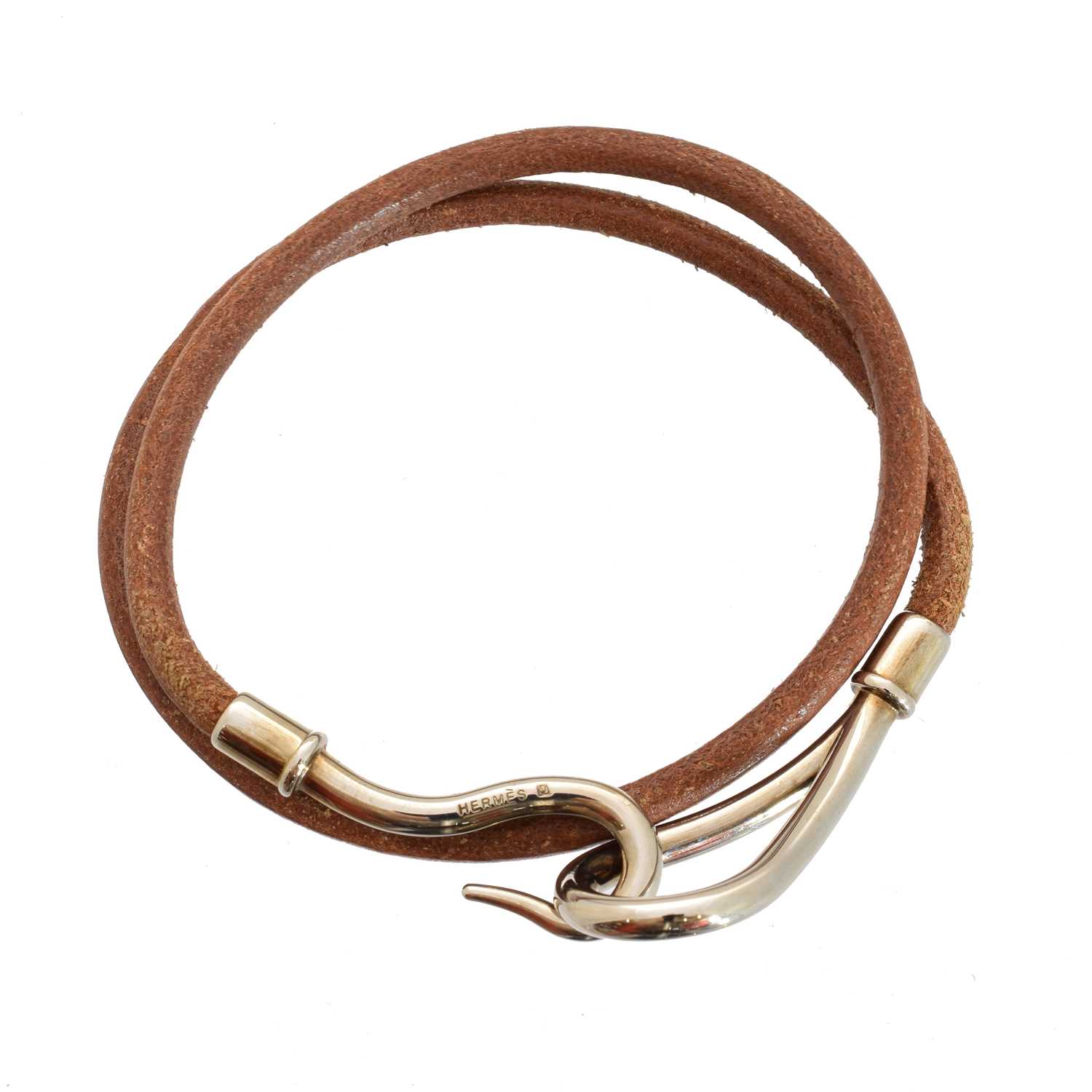 Lot 41 - A Hermès Jumbo Double Tour bracelet