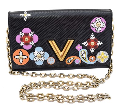 Lot 85 - A Louis Vuitton Twist Blossom Edition Wallet on Chain Shoulder Bag