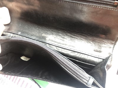 Lot 103 - A Chanel Flap Logo Bifold Long Wallet