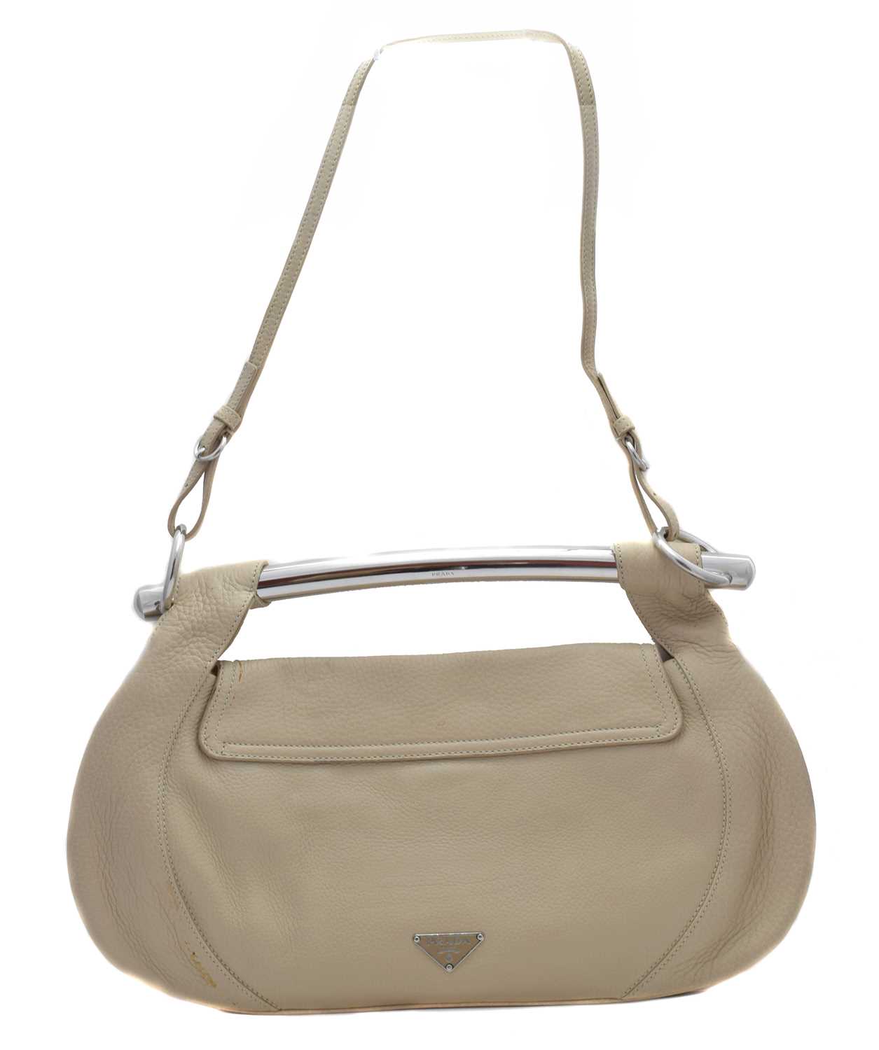 Lot 7 - A Prada Bar Handle leather shoulder bag