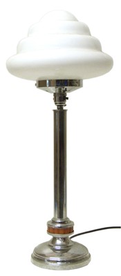 Lot 198 - Early 20th-century chrome desk lamp