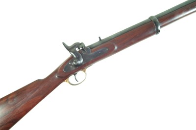 Lot 119 - Indian percussion 20th century smoothbore percussion carbine / shotgun