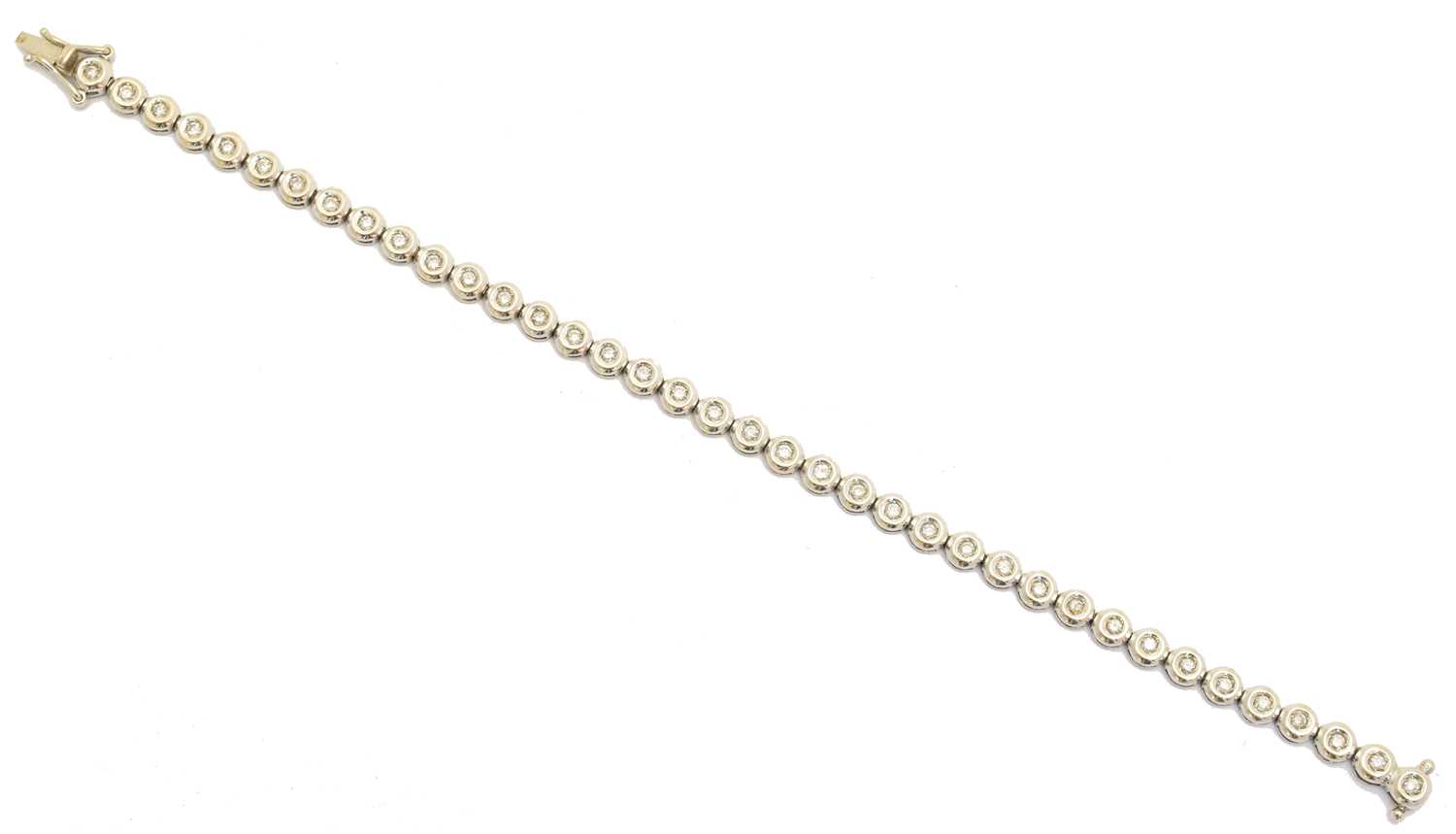 Lot 11 - A diamond bracelet