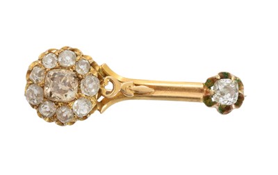 Lot 48 - A Victorian diamond Halley's Comet brooch